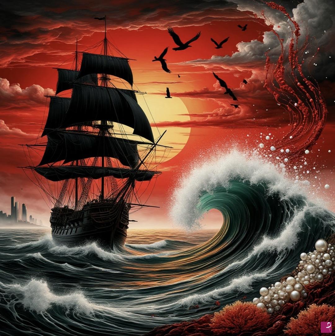 quadri in vendita online - sSunset on the sea