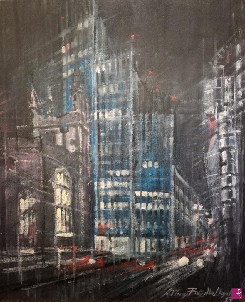 quadri in vendita online - St. Mary Axe and the vertical city, London