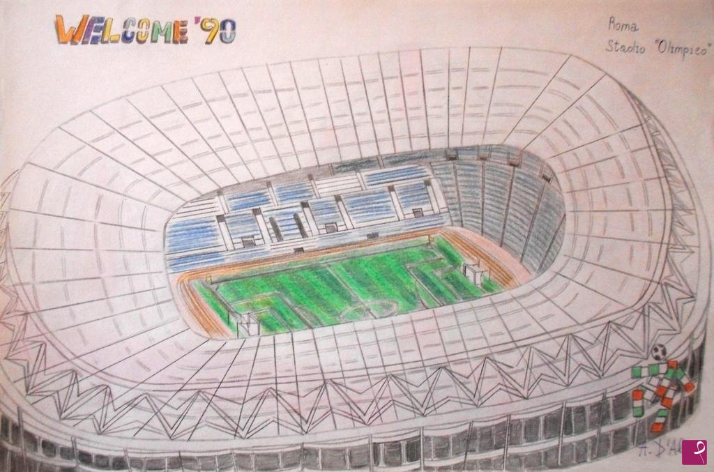 quadri in vendita online - Stadio "Olimpico" - Roma
