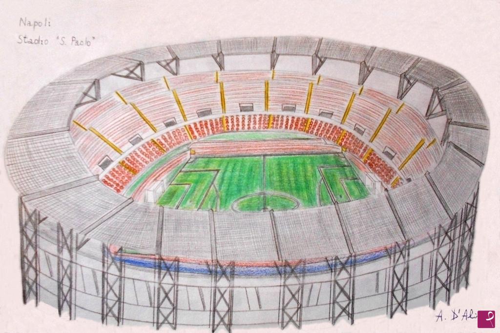quadri in vendita online - Stadio "S. Paolo" - Napoli