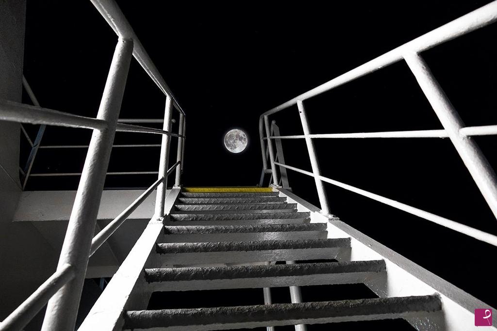 quadri in vendita online - Stair to the moon