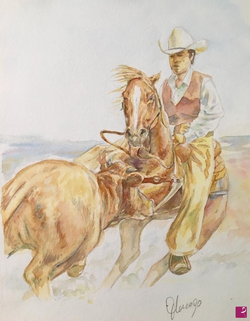 quadri in vendita online - Stampede Calgary  Rodeo 