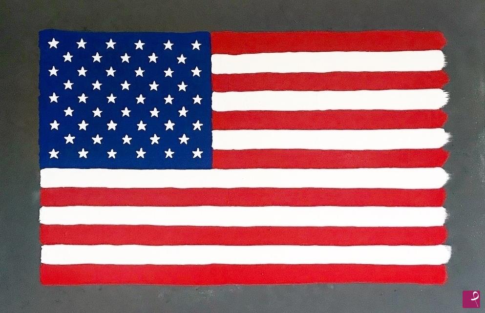 quadri in vendita online - Stars & Stripes Flag