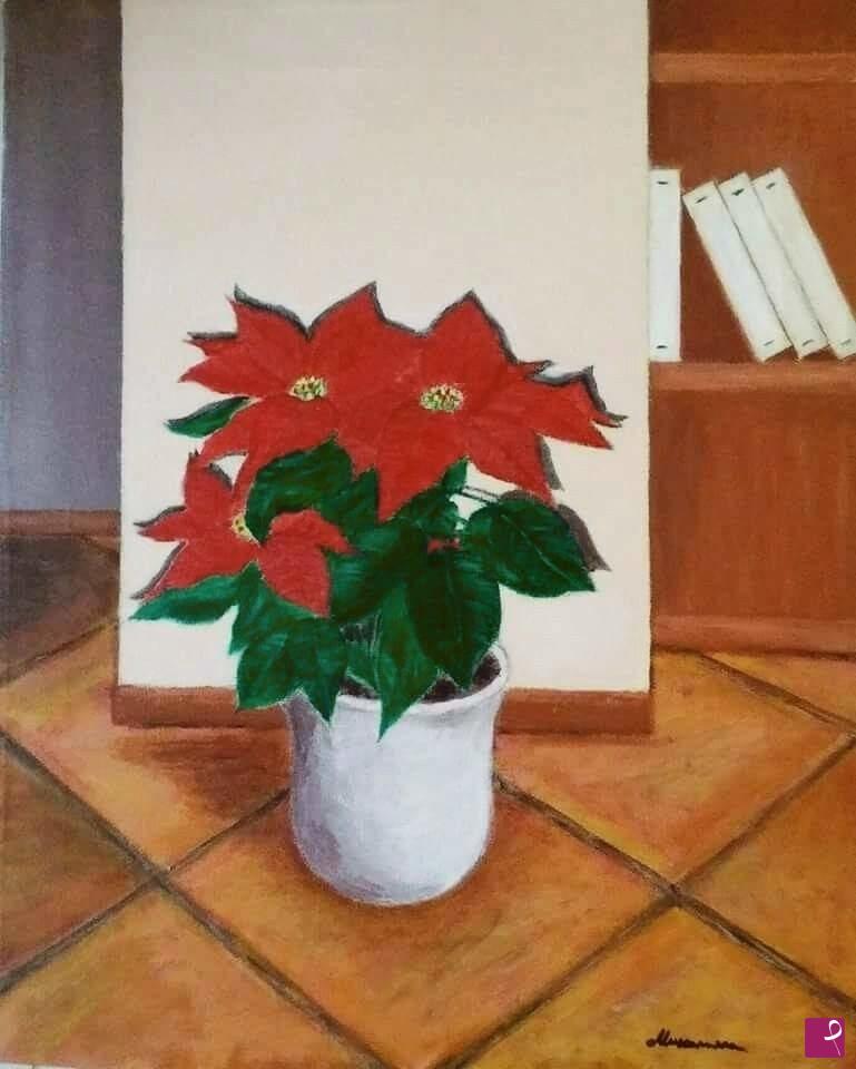 quadri in vendita online - Stella di Natale