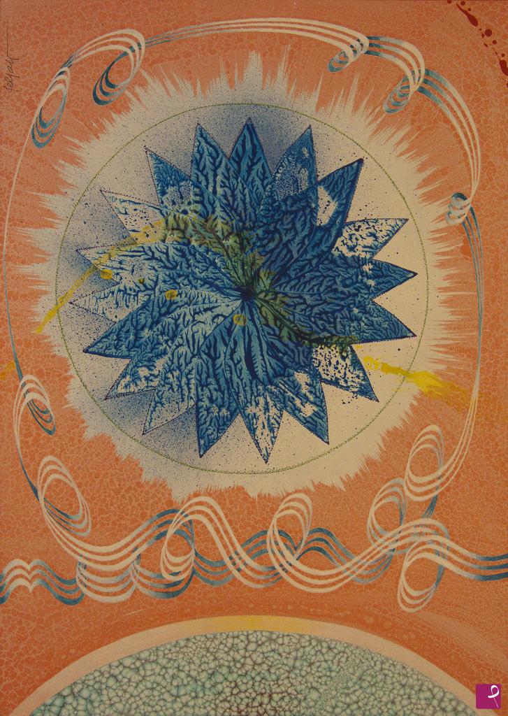 quadri in vendita online - Stella in fiore