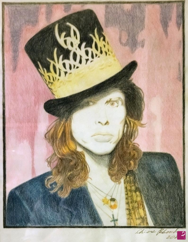 quadri in vendita online - Steven Tyler cantante degli Aerosmith