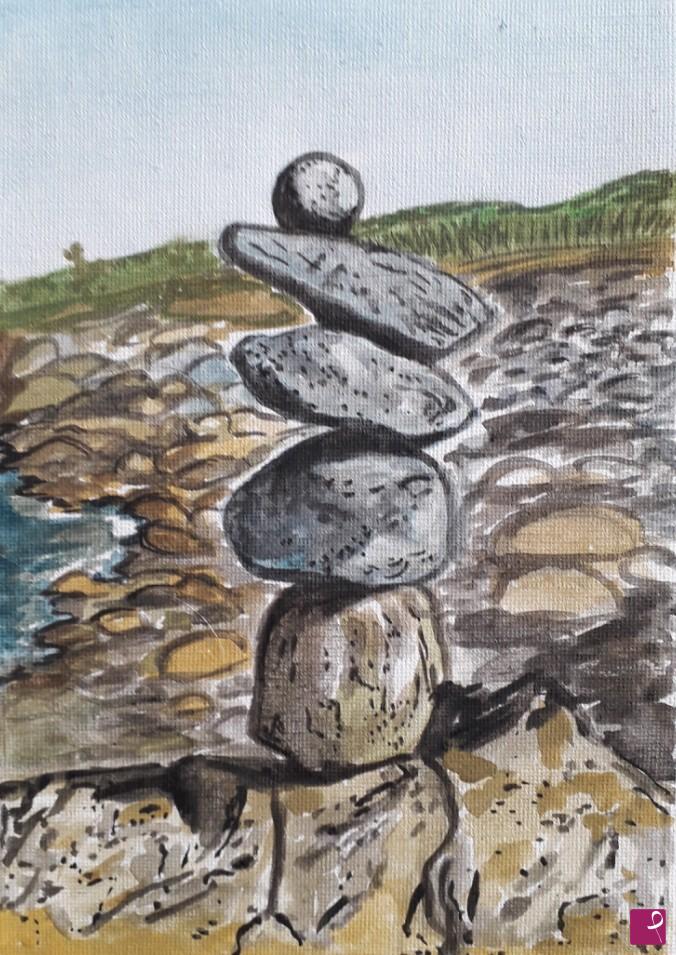 quadri in vendita online - Stones in balance  - Pietre in equilibrio 
