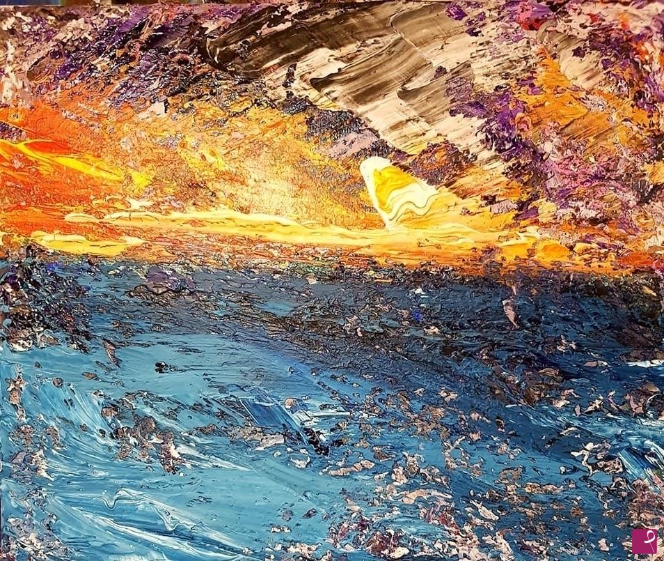 quadri in vendita online - Stormy Sea