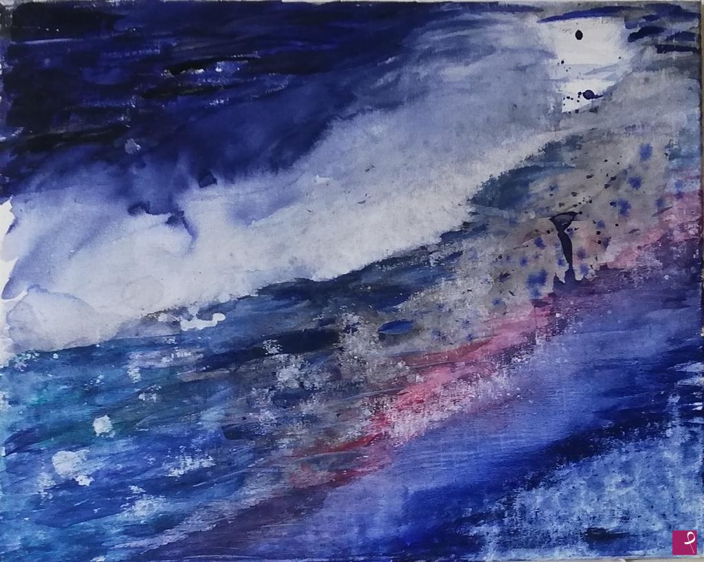 quadri in vendita online - Stormy sea