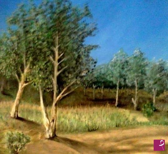 quadri in vendita online - Strada natura2