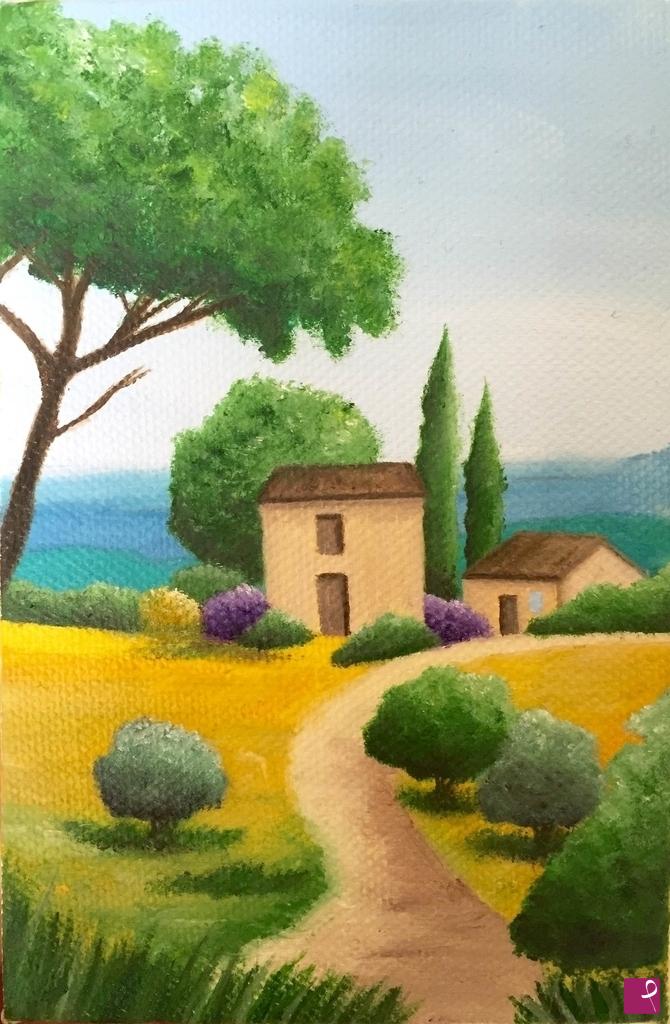 quadri in vendita online - strada verso casa