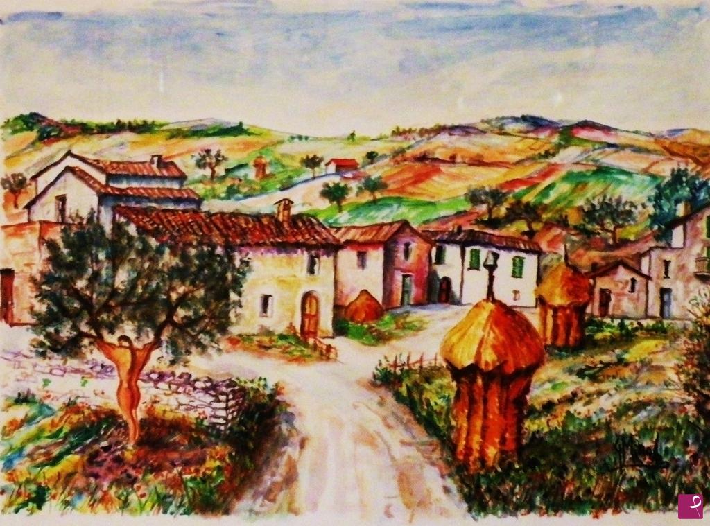 quadri in vendita online - STRADA VERSO LA CONTRADA 