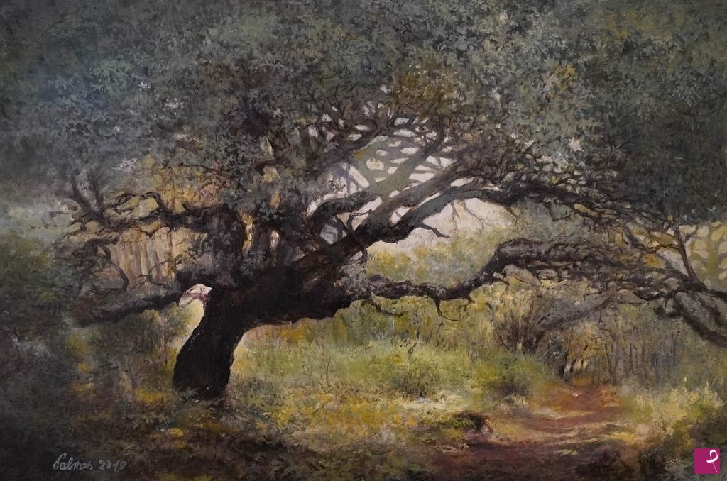 quadri in vendita online - stradina nel bosco