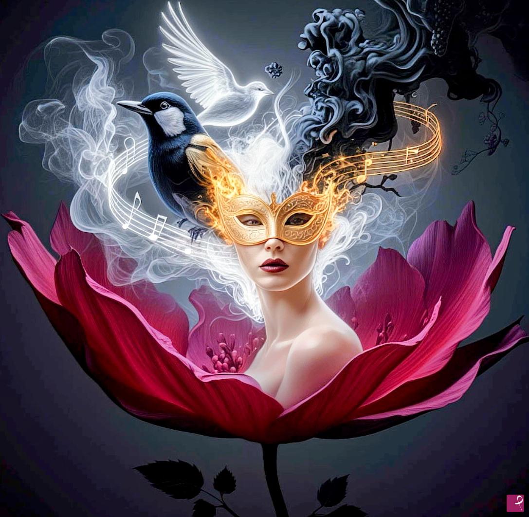 quadri in vendita online - Stranger from the flower