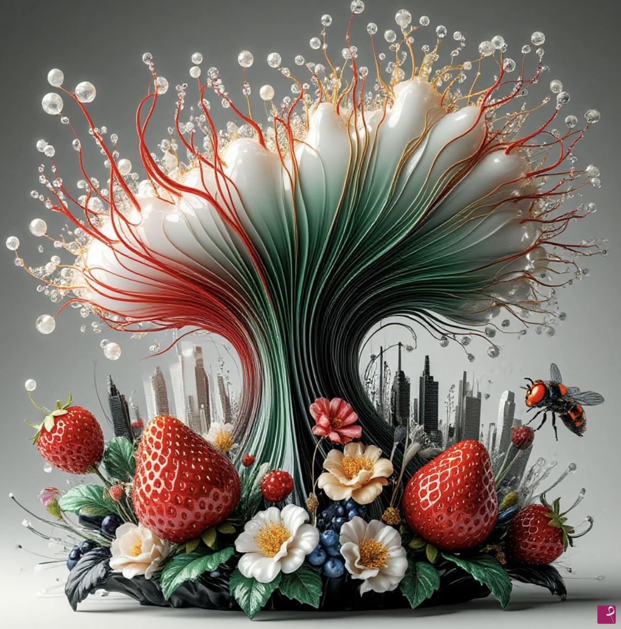 quadri in vendita online - Strawberry bush