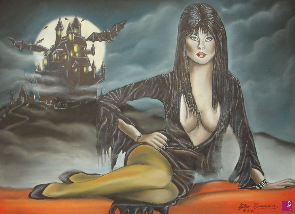 quadri in vendita online - Strega Elvira  "Bat House"