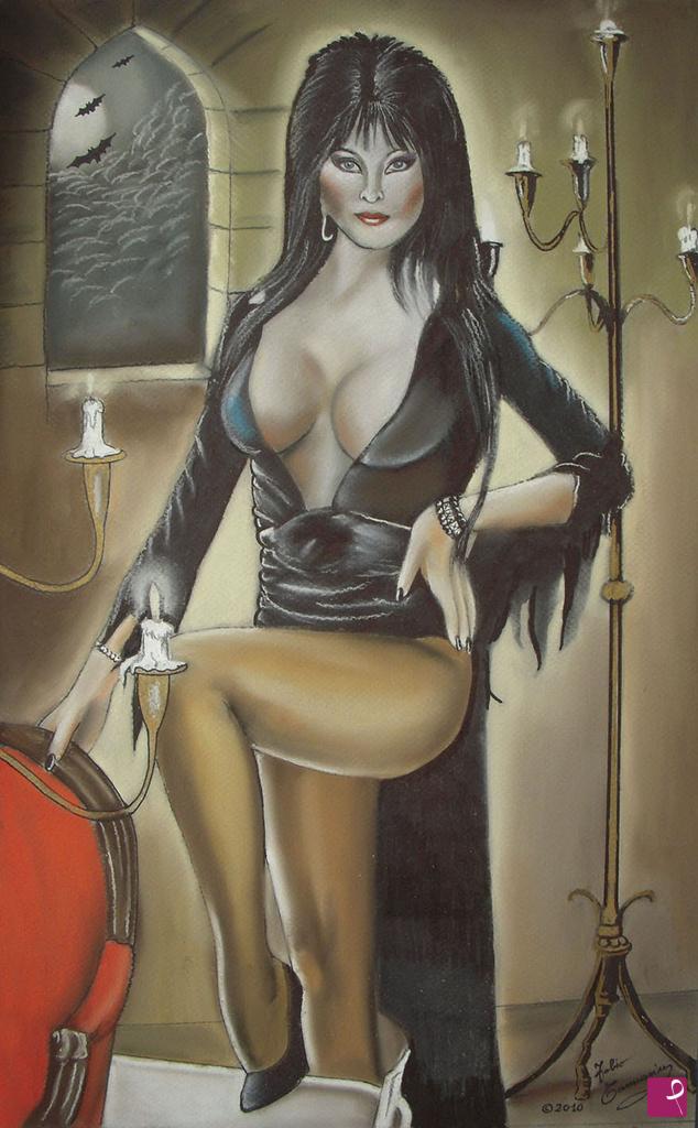 quadri in vendita online - Strega Elvira  "Candels"