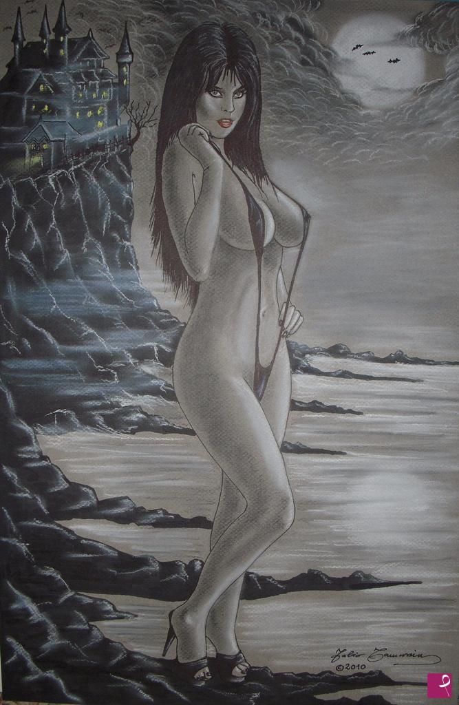 quadri in vendita online - Strega Elvira  "Night Beach"