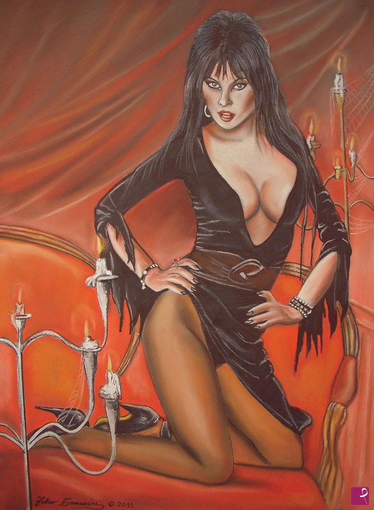 quadri in vendita online - Strega Elvira  "Red Room"