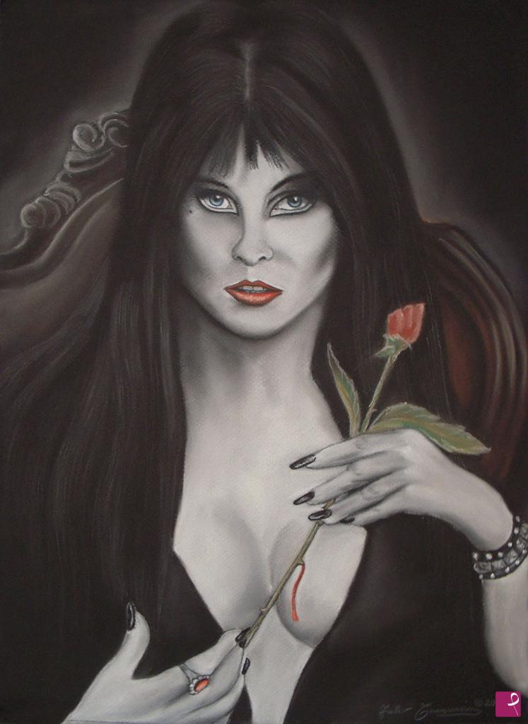 quadri in vendita online - Strega Elvira  "Rose"