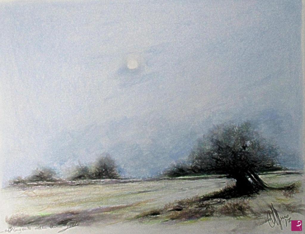 quadri in vendita online - studio 1 " La luna d'argento "