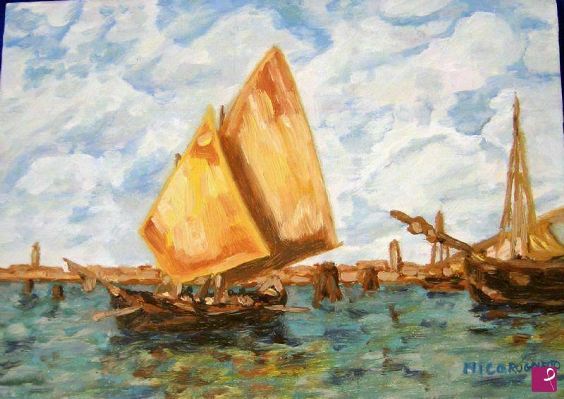quadri in vendita online - Studio. Aria, luce, colori di Chioggia 1.