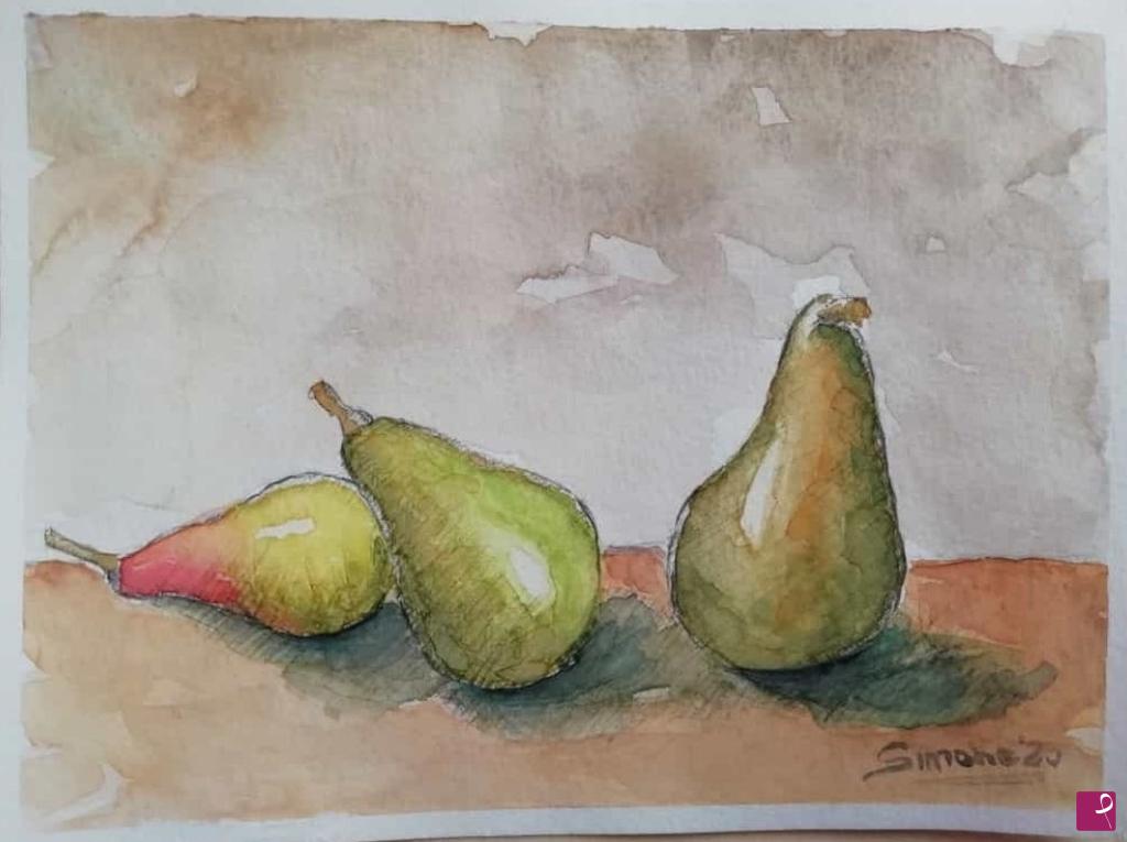quadri in vendita online - Studio di pere 