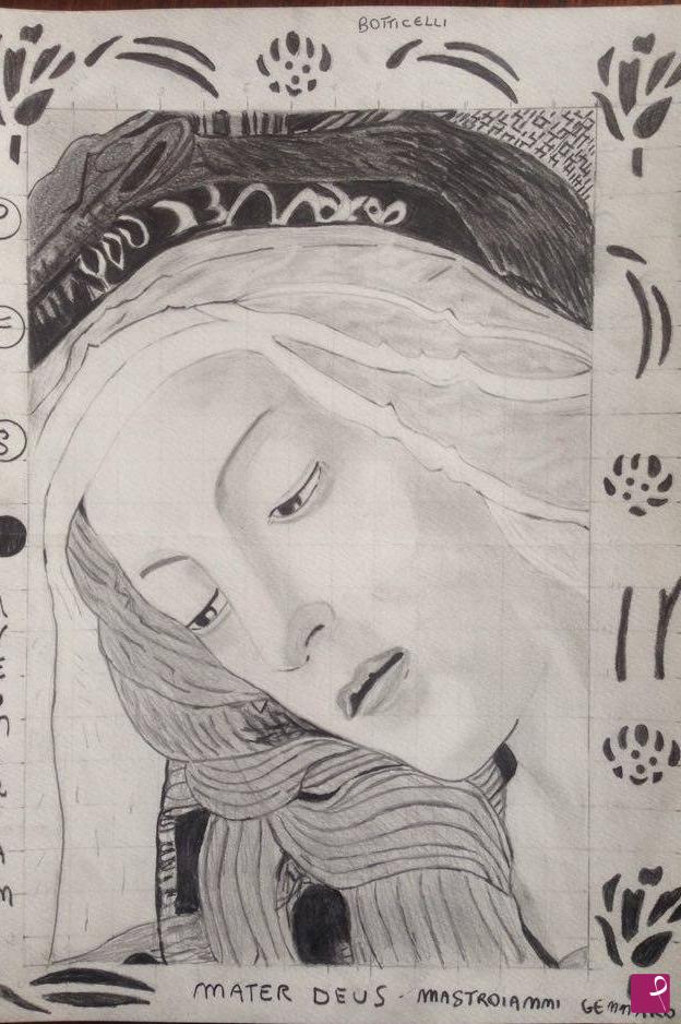 quadri in vendita online - studio Madonna dei cantici Botticelli