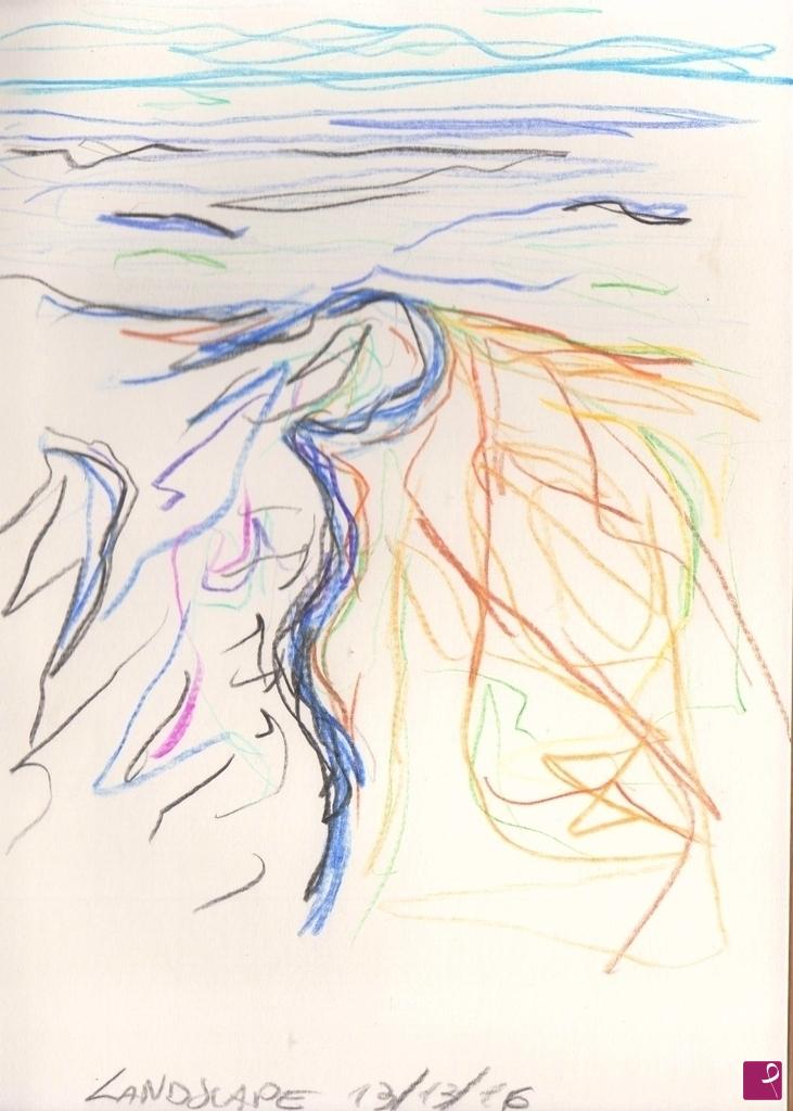 quadri in vendita online - STUDY FOR A LANDSCAPE
