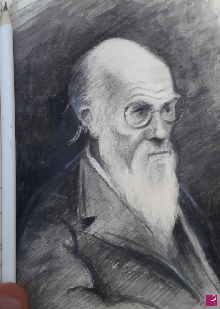 quadri in vendita online - Study of a head 