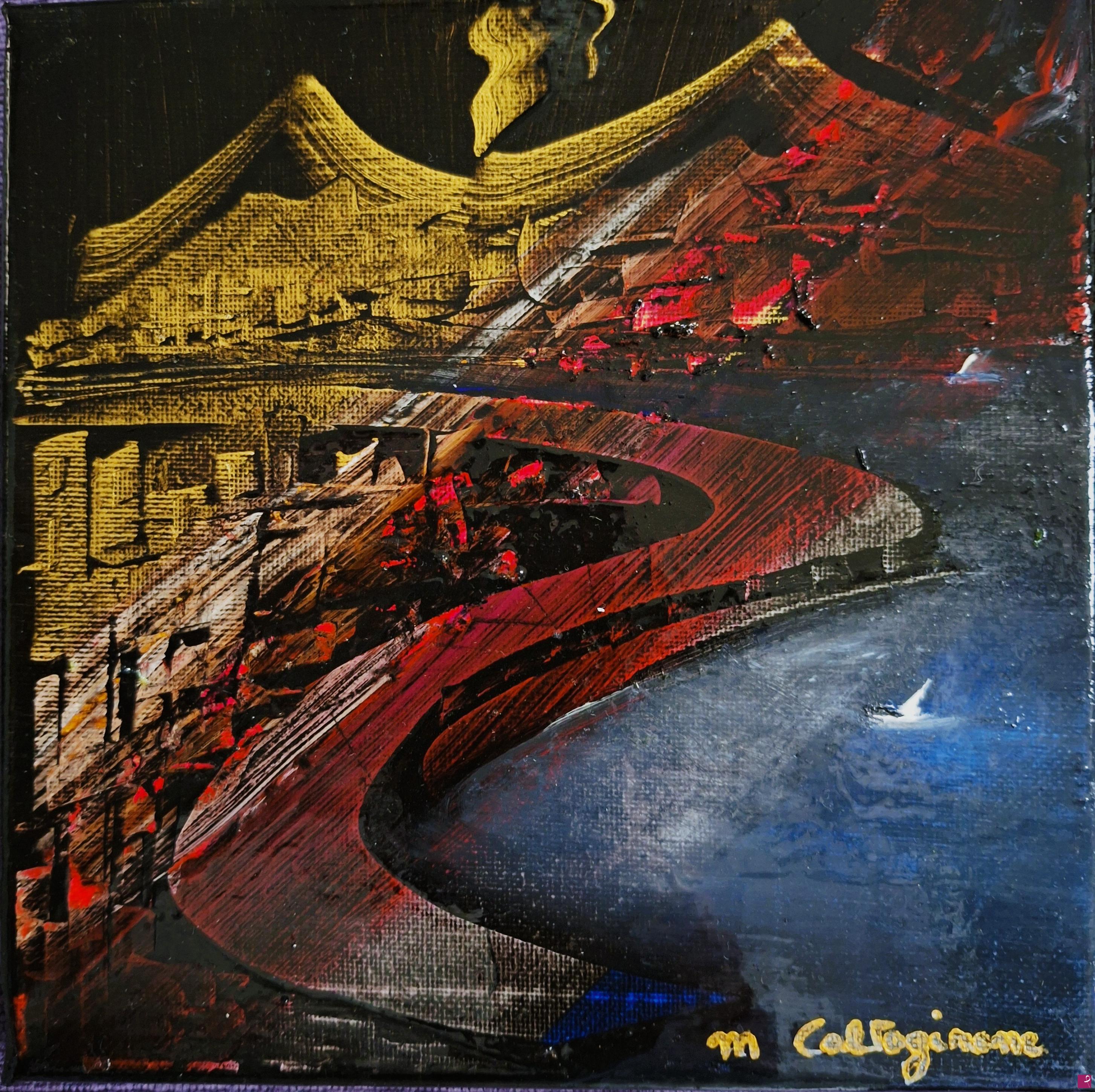 quadri in vendita online - "Sua Maestà 'o Vesuvio". 