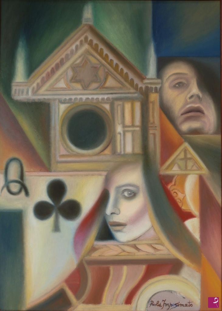 quadri in vendita online - SUGGESTIONI IN PIAZZA SANTA CROCE   -   SUGGESTIONS IN SANTA CROCE SQUARE