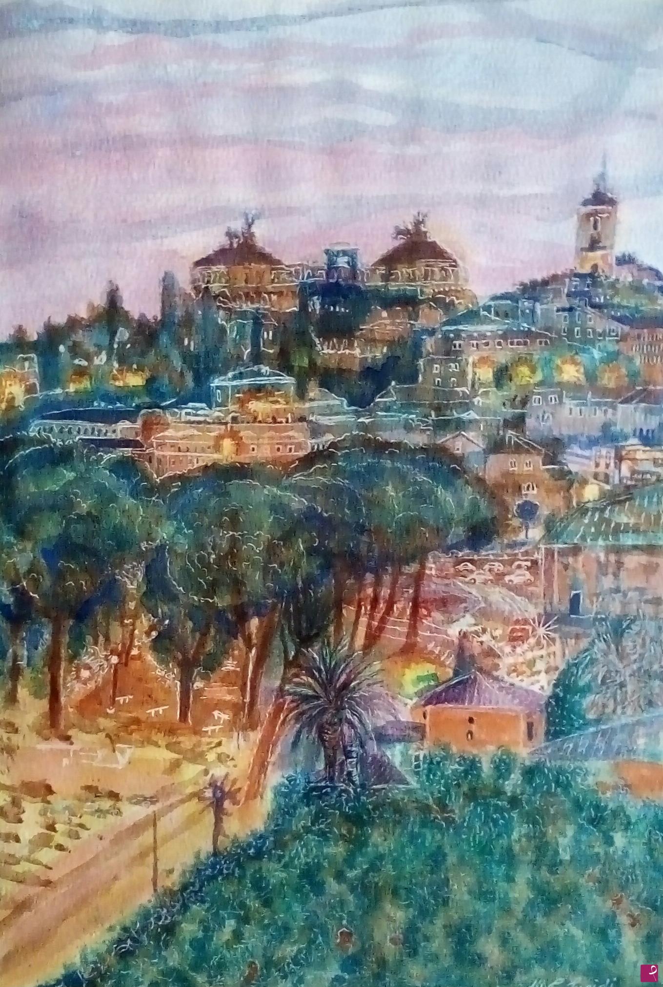 quadri in vendita online - Suggestioni romane ~ Vista su Palazzo Venezia