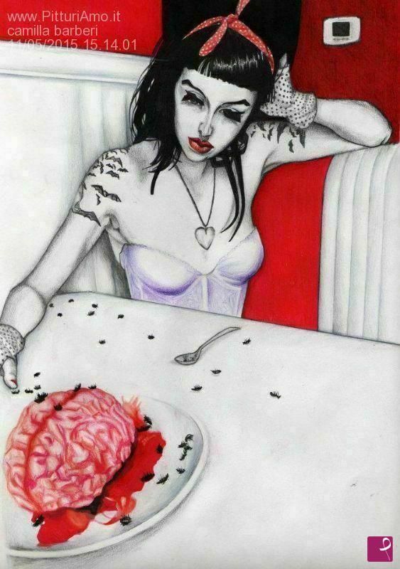 quadri in vendita online - Suicide girl