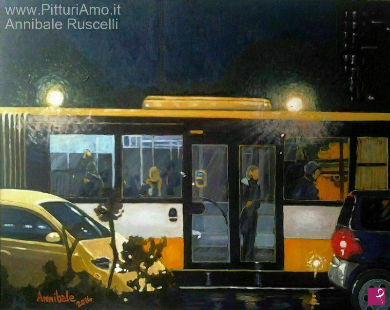 quadri in vendita online - Sul bus