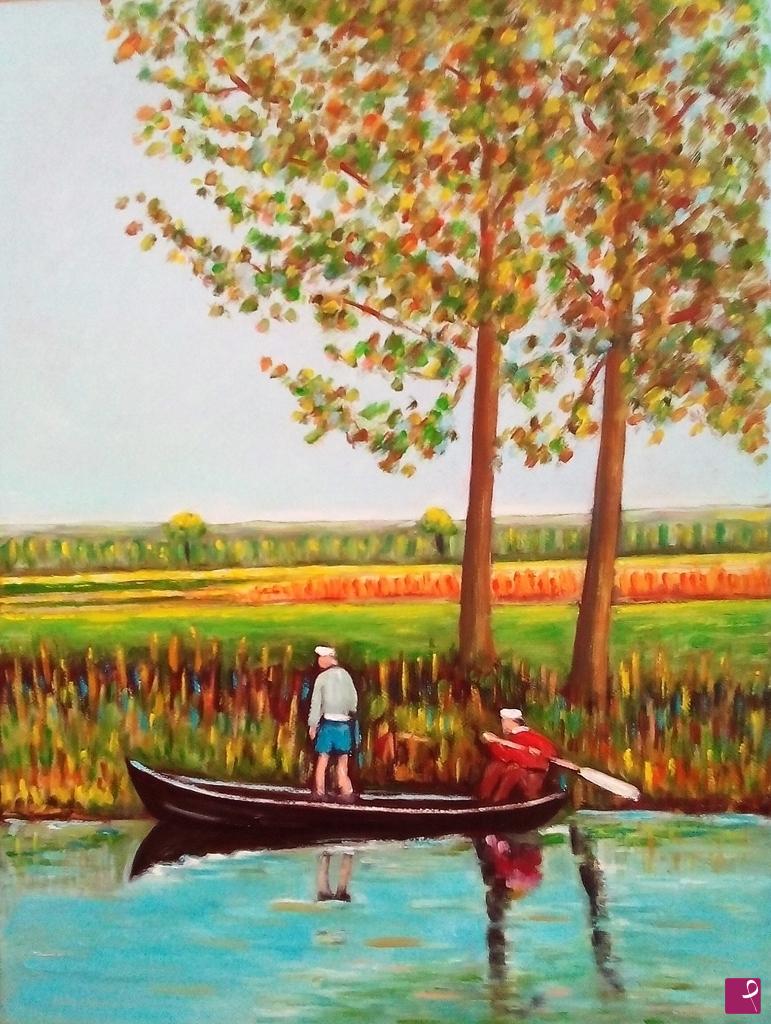 quadri in vendita online - SUL FIUME (2017)