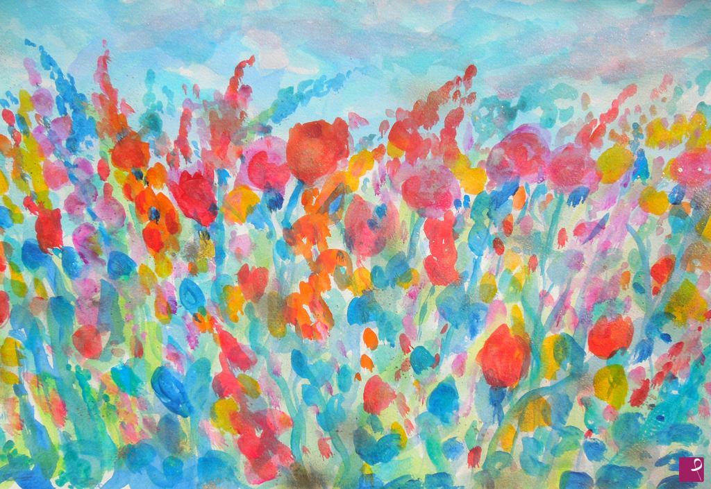 quadri in vendita online - Summer flower meadow - 395