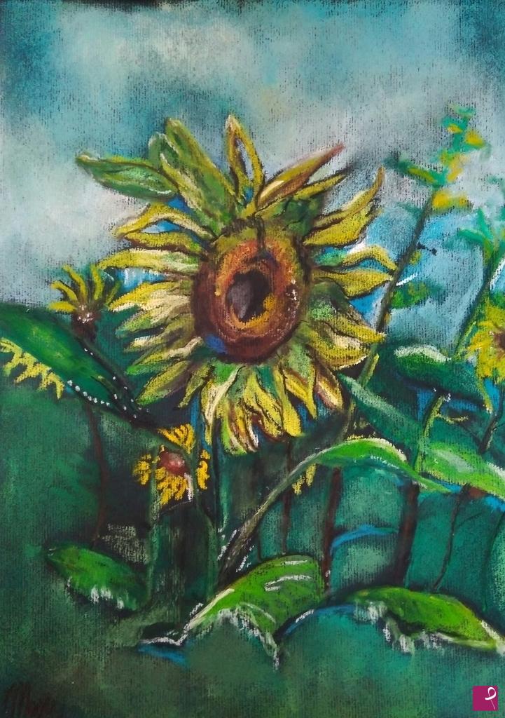 quadri in vendita online - Sunflower