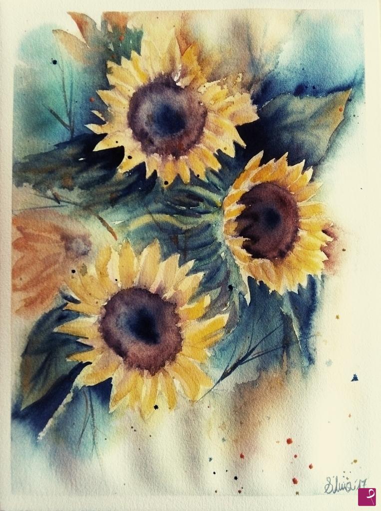 quadri in vendita online - Sunflower dreams