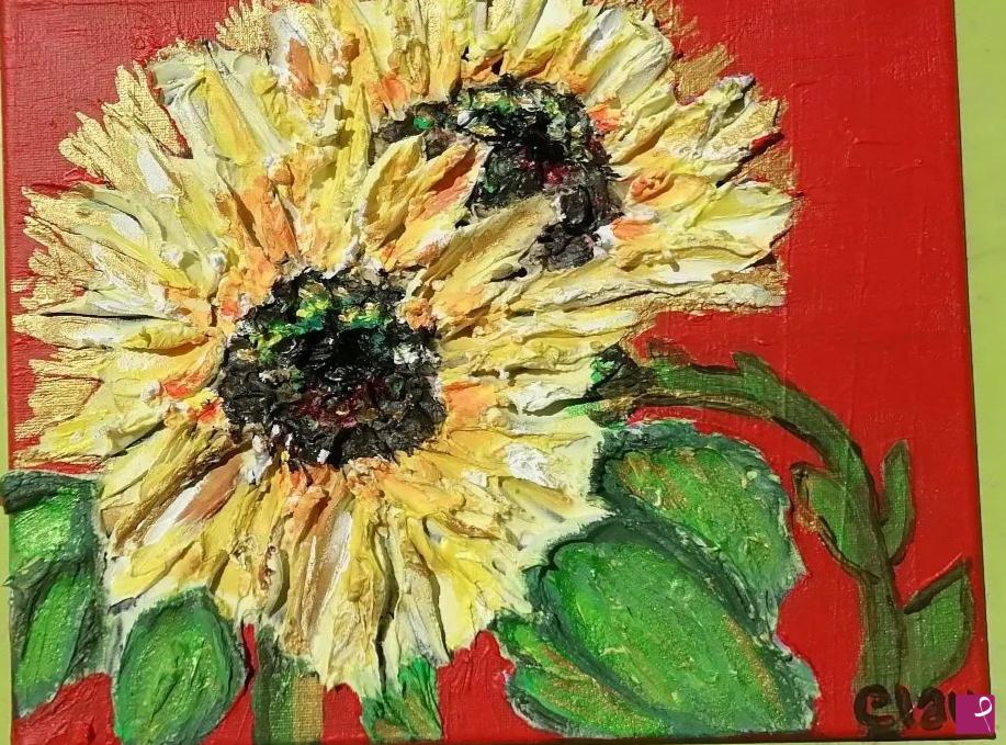 quadri in vendita online - Sunflowers