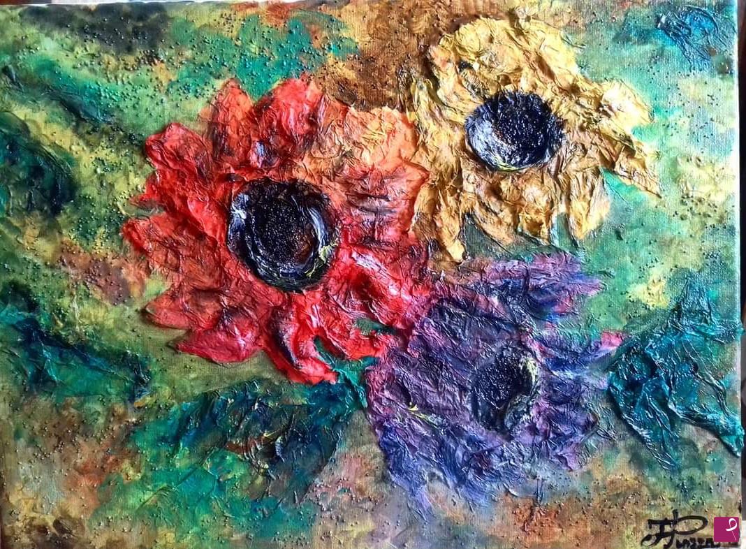 quadri in vendita online - Sunflowers