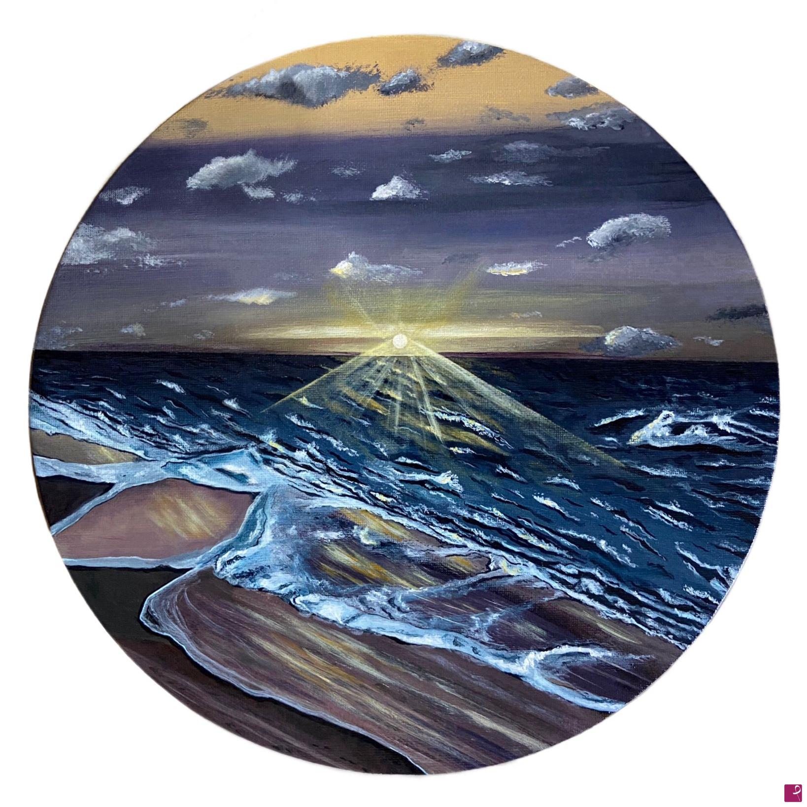 quadri in vendita online - Sunrise over sea