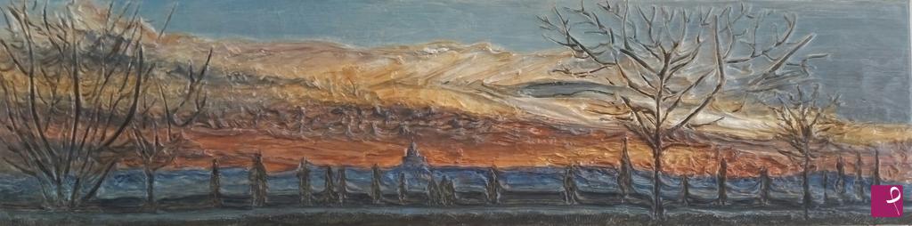 quadri in vendita online - Sunrise Paints, San Luca all'alba 
