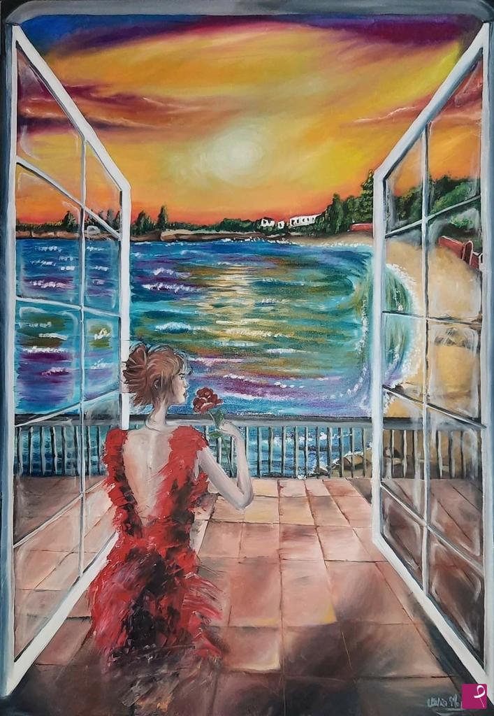 quadri in vendita online - Sunset