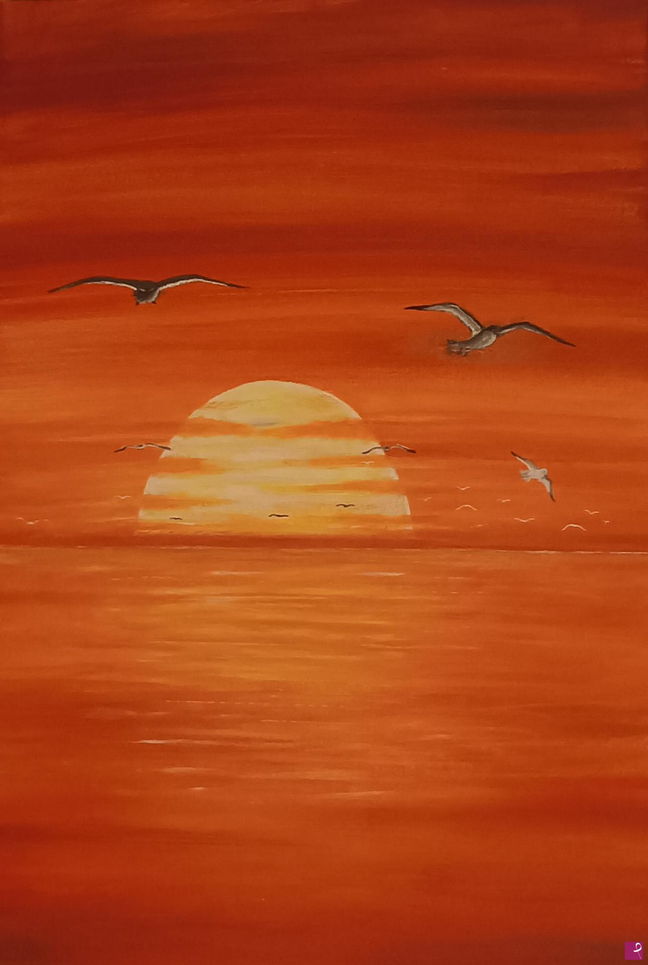 quadri in vendita online - Sunset 