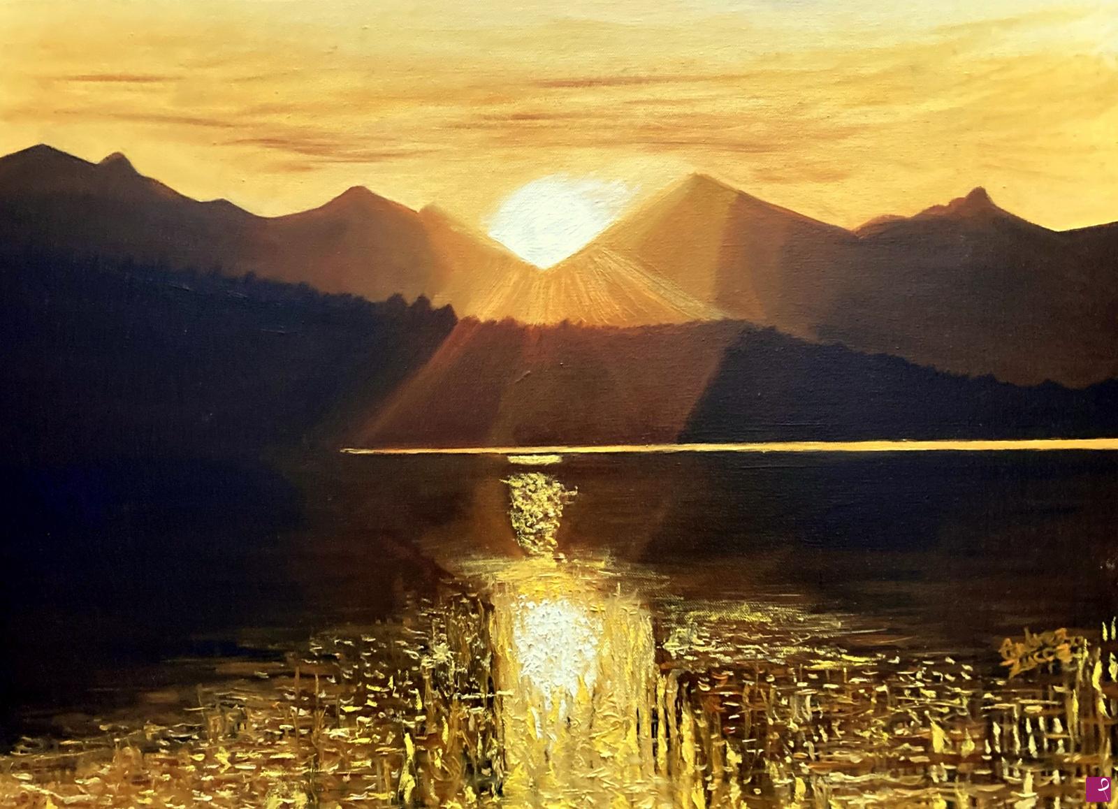 quadri in vendita online - Sunset
