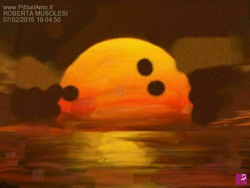 quadri in vendita online - Sunset