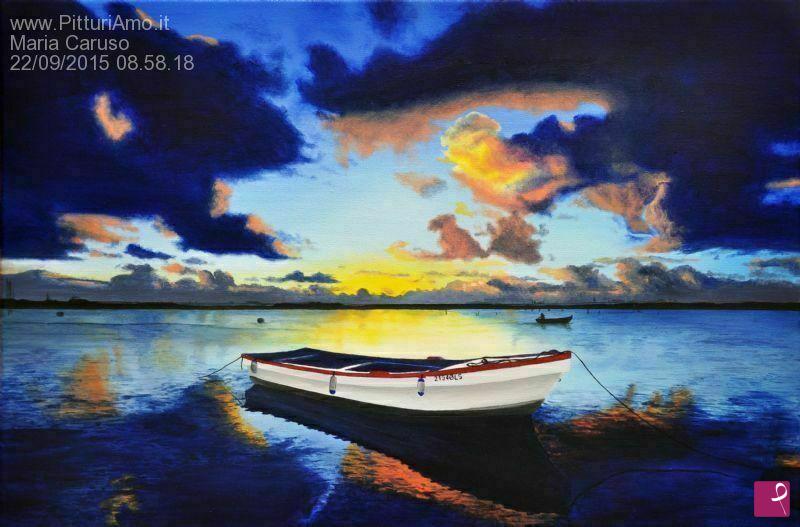 quadri in vendita online - Sunset