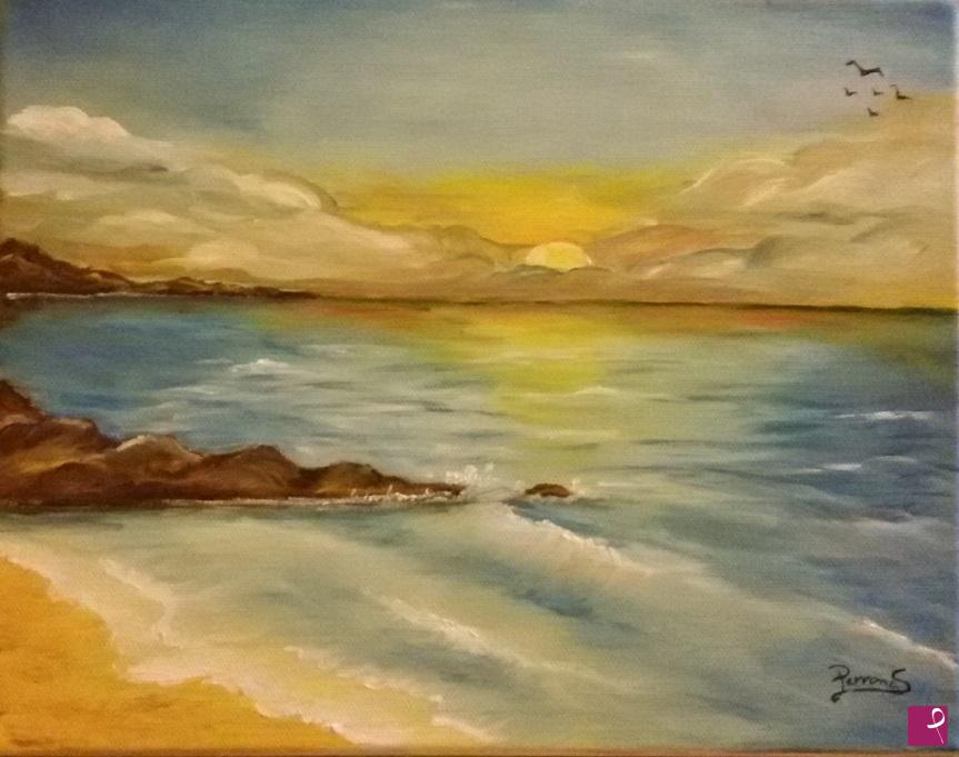 quadri in vendita online - Sunset