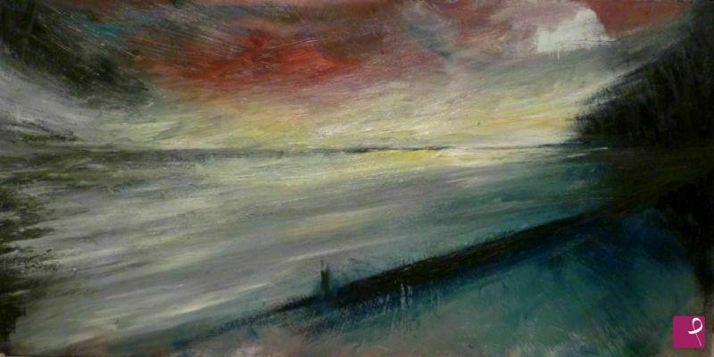 quadri in vendita online - Sunset